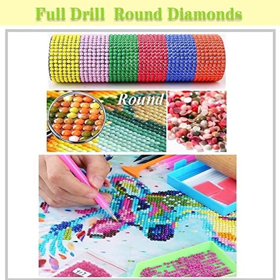 Pintura de diamante Africano Black Angel Girl Full Round Drill Borderyer Craft Art Kit Decoração Mosaic Dot Kit Diy Diamond