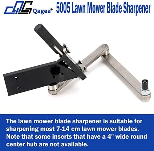 Modelo de apontador 5005 Black Lawn Mower Blade Sharpner 15 ° -45 ° Ajustável para lâminas retas e padrão do cortador
