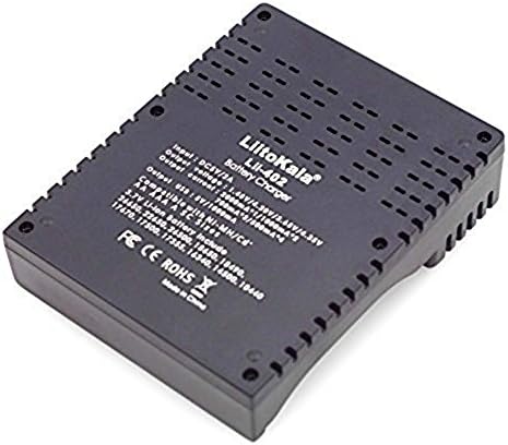 4-BAY USB 18650 Carregador de bateria com luz LED, carregador de bateria universal para 3,8V 3,7V IMR 18650 26650 RCR123A 14500