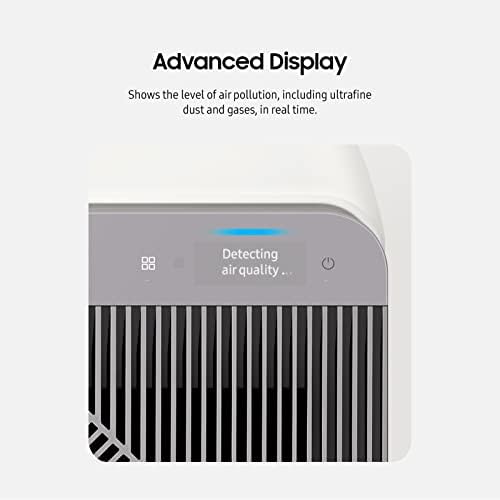 Purificador de ar do cubo sob medida da Samsung, eliminador de odor, sistema doméstico com filtração HEPA, purificação de