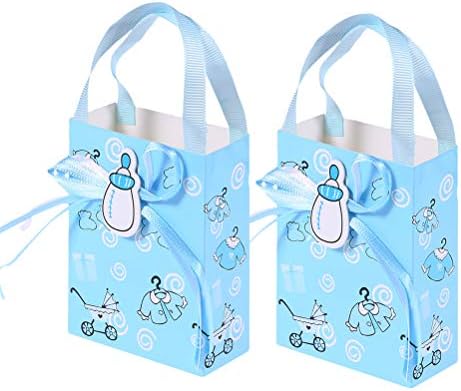 ABAODAM 12 Bolsas de papel para PC Bolsas de presente de cartões portáteis para cartoon Bolsas de presente bolsas
