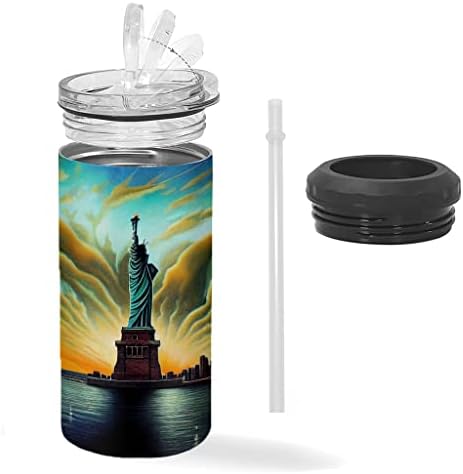 New York City Isolado Slim CAN LANDER - USA CAN mais refrigerado - Liberty isolado Slim CAN mais frio