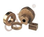 Manterna de bronze sinterizada genuína Oilite® rolando 8 mm. ID x 11 mm. Od x 6 mm. Comprimento