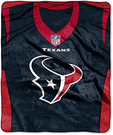 Northwest NFL Houston Texans Royal Plus Raschel Throw, Tamanho único, Multicolor