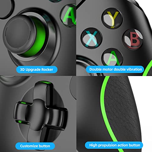 ZFY Wireless Controller para Xbox One, com o controlador sem fio Xbox One 2,4GHz Gamepad Joystick Compatível com Xbox/Ps3/Windows 7/8/10