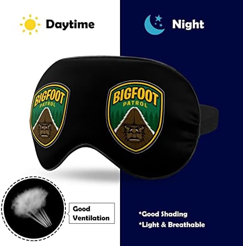 Patrulha Bigfoot Máscaras para os olhos com cinta ajustável confortável de uma venda para dormir para dormir