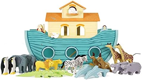 Le Toy Van - Finque Play Play Educational Wooden Ark Rap Play Toy | Adequado para um menino ou uma menina de 3 anos