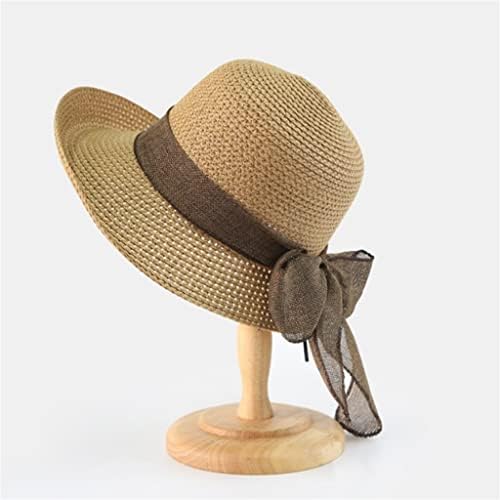 Adquirir chapéus de sol do sol para mulheres palha dobrável Sunbonnet larga aba larga cloche hat hat férias praia estilo