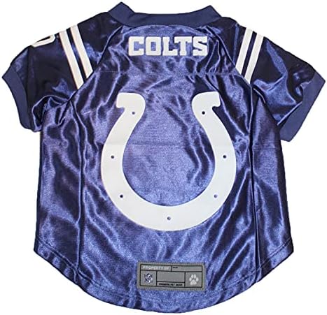 Littlearth Unissex-Adult NFL Indianapolis Colts Premium Pet Jersey, cor de equipe, grande