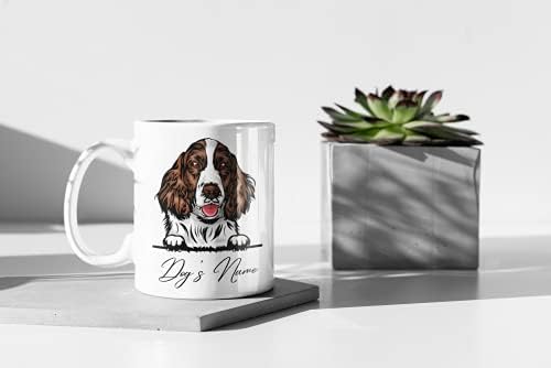 Caneca de Springer Springer inglesa de Azeo, canecas de cerâmica de 11 oz - Presentes para cães para mulheres, homens - copo de