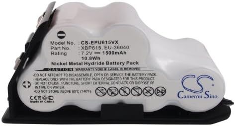 Jiajieshi Substituição Bateria de ajuste para Euro Pro Shark UV615, Shark UV615H, Shark UV615K, Shark UV627 EU-36040, XBP615