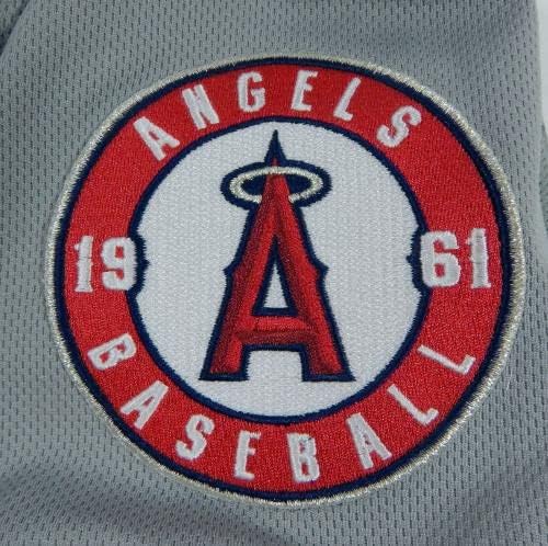 2022 Los Angeles Angels Matt Wise 83 Jogo emitido POS Usado Grey Jersey 48 502 - Jogo usada MLB Jerseys