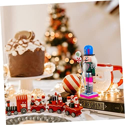 PretyZoom 15 PCs Ornamentos Estilo Tree Soldied Table Festival Nutcracker Capitão Capitão Desktop Ornamento Sea Prateleiras Náuticais