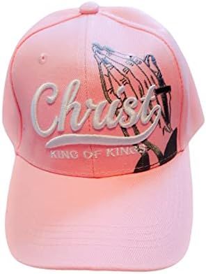 Marca de pato preto 3d Cristo rei dos reis bordados Jesus Christian Ball Cap