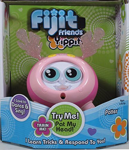 Fijit Friends Yippits Patter Interactive Pet Figura-Pink X3411 Songs Games,G14E6GE4R-GE 4-TEW6W297419