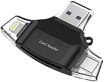 Boxwave Gadget Smart Compatível com Oppo Reno 6Z - AllReader SD Card Reader, MicroSD Card Reader SD Compact USB para Oppo