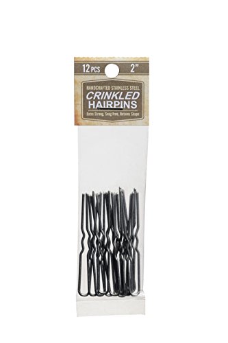 Hairpins de aço inoxidável enrugado