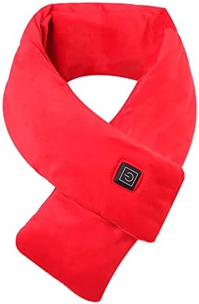 Cachecol de cachecol aquecido lenço de aquecimento de carregamento USB, lenço de aquecimento para homens, mulheres, embrulho de pescoço com xale de aquecimento do pescoço