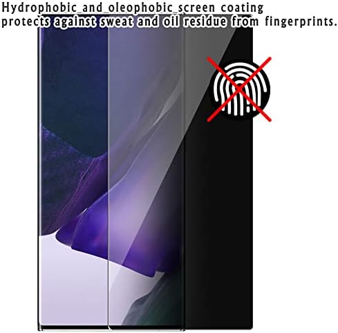 Protetor de tela de privacidade VAXSON, compatível com Teclast P25T 10.1 Tablet Anti -Spy Film Protectors Stick [não tempeado]