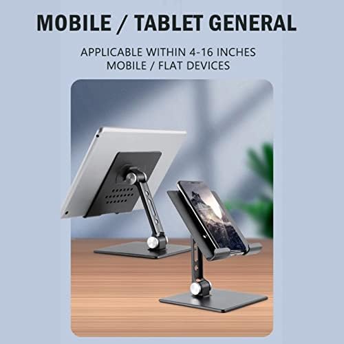 YuUaand Desk Chamada por xícara de chamado Cell Phone Stand Angle Ajuste Celular Stand para mesa compatível com iPad mini