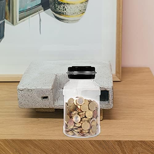 Yardwe Digital Coin Counter Savings Jar Piggy Bank Digital Coin Bank com LCD Tela