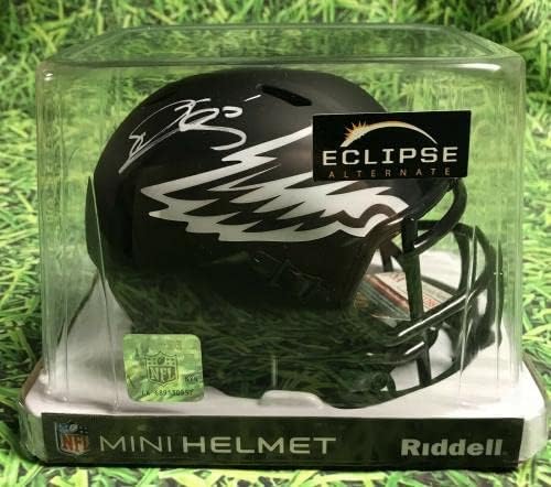 Donovan McNabb autografou a Philadelphia Eagles Speed ​​Eclipse Alt Mini Capacete JSA - Capacetes NFL autografados
