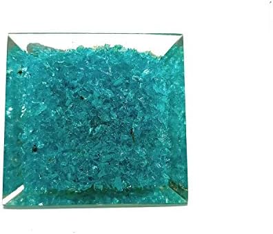 Sharvgun extra grande salenita e aquamarina orgonita pirâmide cura cristal 65-75mm