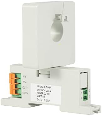 Transmissor de corrente de corrente Erukei Transmissor CA, 0,5 Classe de alta precisão Transmissor DC4-20MA Transdutor de corrente