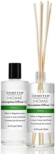 Deméter Fragrância Baby Powder Fragrance Difusser Oil - Aromaterapia, óleo de desodorizante de reflexão ardoso, refil perfumado