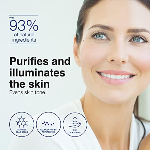 Esfoliador facial, toner sem álcool, toner de pele para todos os tipos de pele, esfolia, limpeza, purifica a pele e equilibra o tom da pele, iluminando o toner esfoliante por embutimento