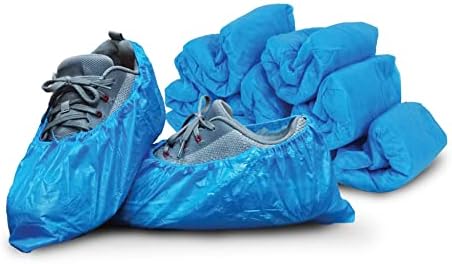 [100pcs] O sapato descartável cobre botas resistentes à água para proteções internas e ao ar livre