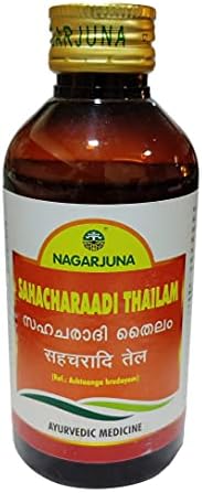 Nagarjuna Kerala Sahacharaadi Thailam 200 ml x pacote de 1
