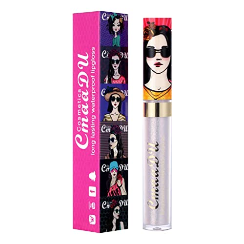 Lipstick fosco cremoso duradouro 11 cores Metallic glitter brilho hidratante hidratante aveludado por longa duração não