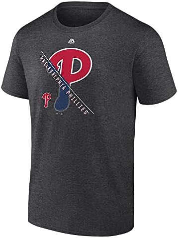 T-shirt majestic masculino da Philadelphia Phillies Primary