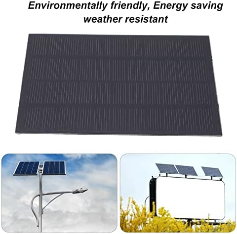Painel solar 1.5W, 11V Alta taxa de conversão Resistente a economia de energia climática Painel de células solares leves portáteis