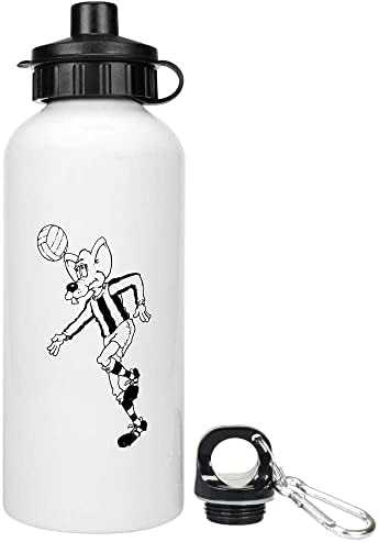 Azeeda 600ml 'futebol mouse cabeçalho' garrafa de água / bebidas reutilizáveis