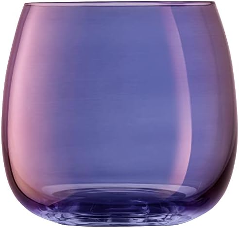 LSA International Aurora Glassless Glass 370ml Polar Violet x 4