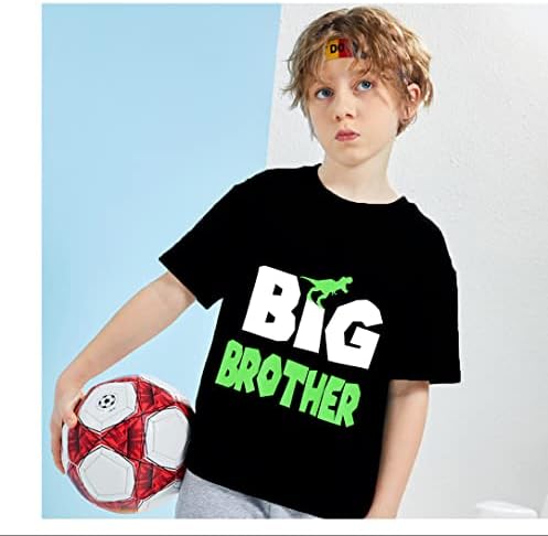 Big Brother camisa criança anúncio de gravidez camisetas promovidas a maiores tees meninos de verão de manga curta 2-7 anos