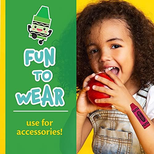 Crayon Kids Bandaid - Bandagens adesivas flexíveis para Kit de Proteção e Primeiros Socorros de Cuidados de Feridas - Para pequenos
