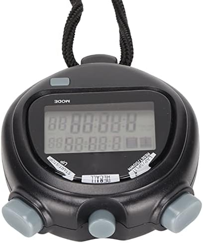 Dauerhaft Running Stopwatch, Professional a partir de 10 voltas da memória da pista 2 linhas mostram contador multifuncional do timer