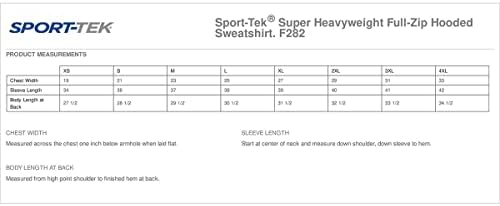 Sport Tek Tek Men's Super Heavyweight Full Zip Hooded