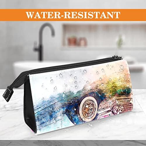 Bolsa de higiene pessoal Kit DOPP pendurado para homens de barbear resistentes a água para viagens, Art Rainbow Watercolor