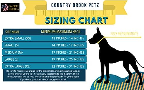 Country Brook Petz - Classic Tie Dye Martingale Dog Collar com Deluxe Buckle - coleção Groovy com 5 designs distantes