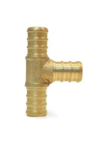 1/2 x 1/2 x 1/2 PEX BRASS CAIXO FREE CONECTOR DE LINHA DE ÁGUA