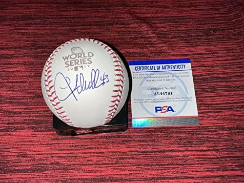 Lance McCullers assinou o Official 2017 World Series Baseball Houston Astros PSA - bolas de beisebol autografadas