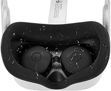 Campa de proteção contra lentes da lente da lente X-Super para Oculus Quest 2 Silicone Cap à prova de poeira Anti-arranhão