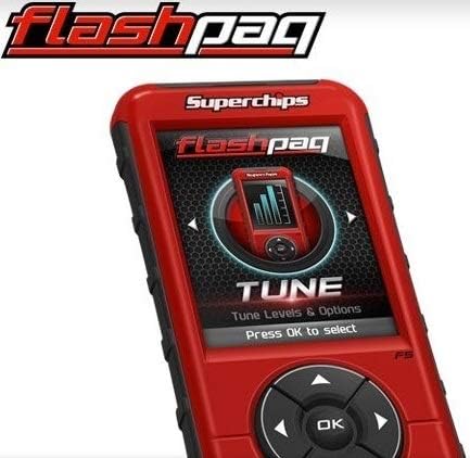 Novos Superchips Flashpaq F5 Tuner em Cab, compatível com o motor Hemi de 2019-20 RAM 1500 5.7L, apenas 8 velocidades