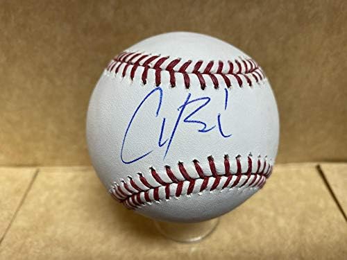 Charcer Burks Chicago Cubs assinou autografado M.L. Beisebol com coa