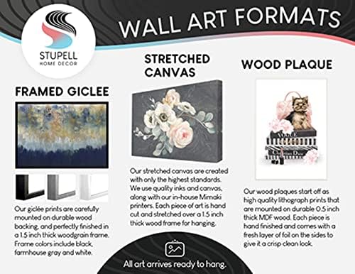 Stuell Industries Woodland Animal March Pintura em aquarela Urso Moose Wolf Black emoldurado arte de parede, marrom