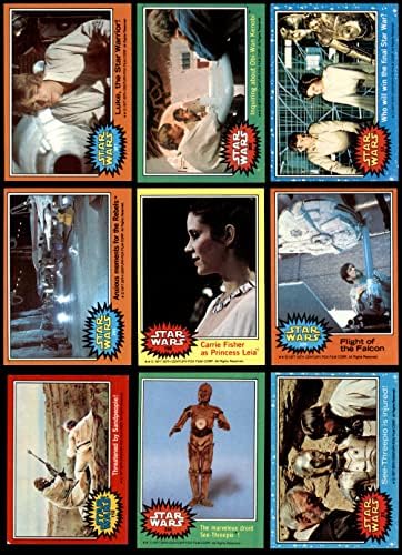 1977 Topps Star Wars quase completo conjunto Ex/Mt+